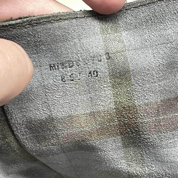 Born Womens Minnola Black Leather Knee High Riding Boots Back Zip Size 8.5 - Picture 8 of 9